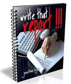 Jonathan Leger's Write That Report